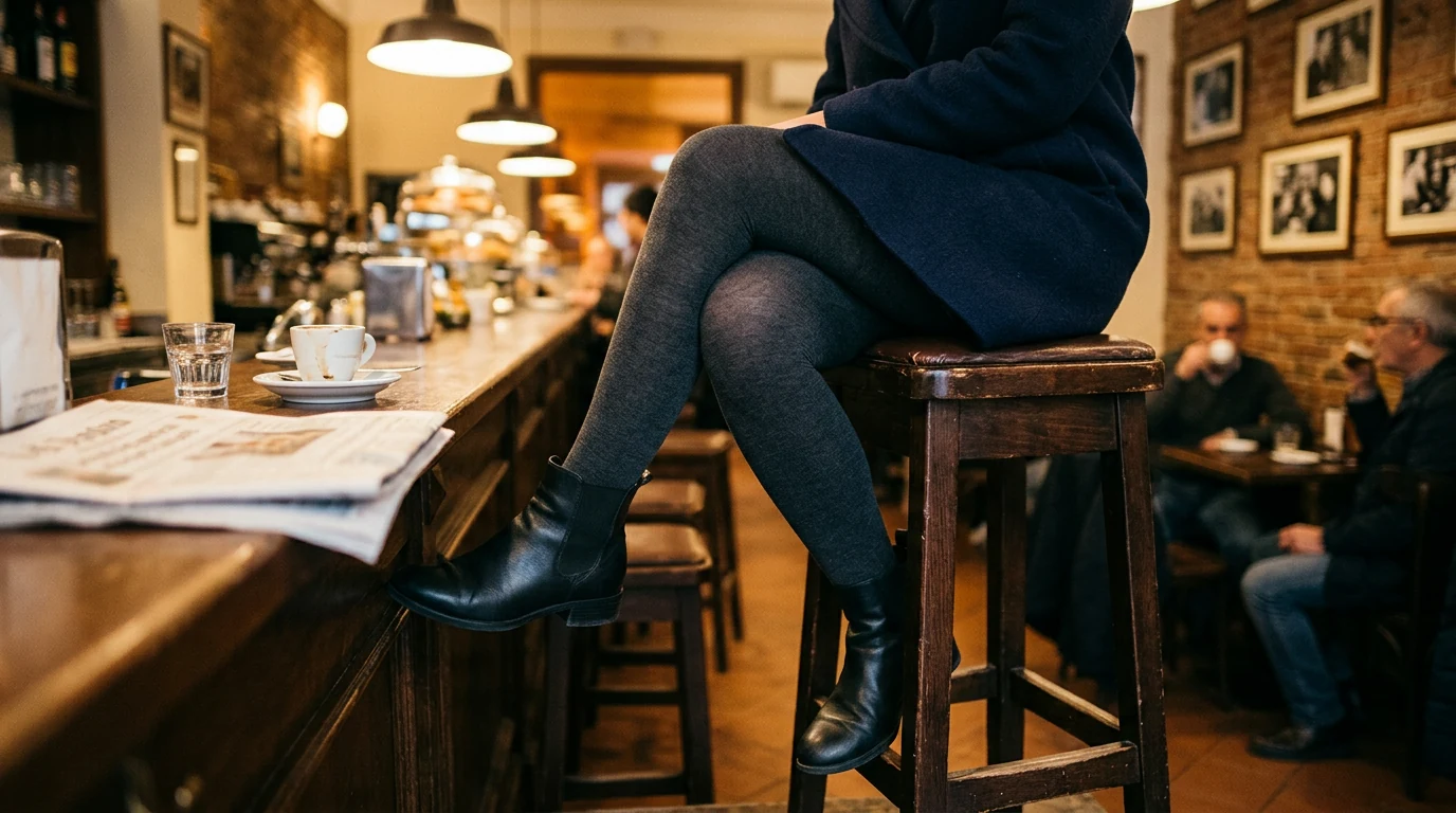 Collant MANON 140 denari in un bar italiano