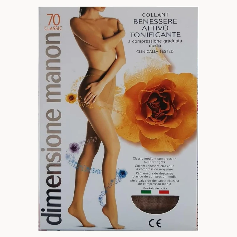 MANON Collant 70 Classic a compressione graduata