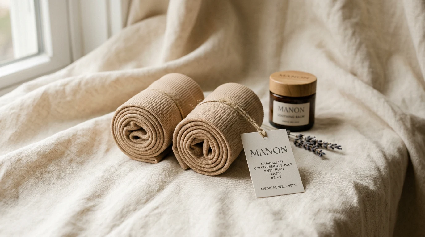 Gambaletti MANON beige a compressione graduata